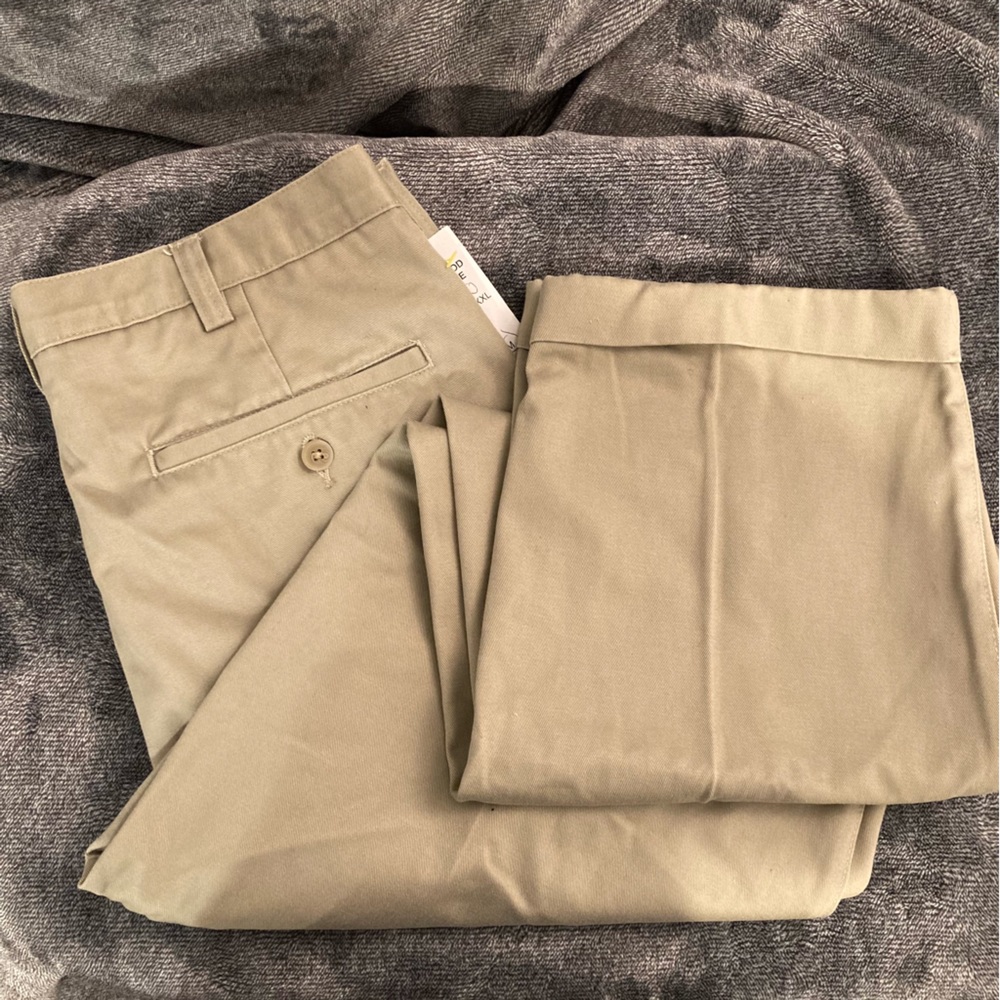 Savane® Men's Flat Front Twill Pants